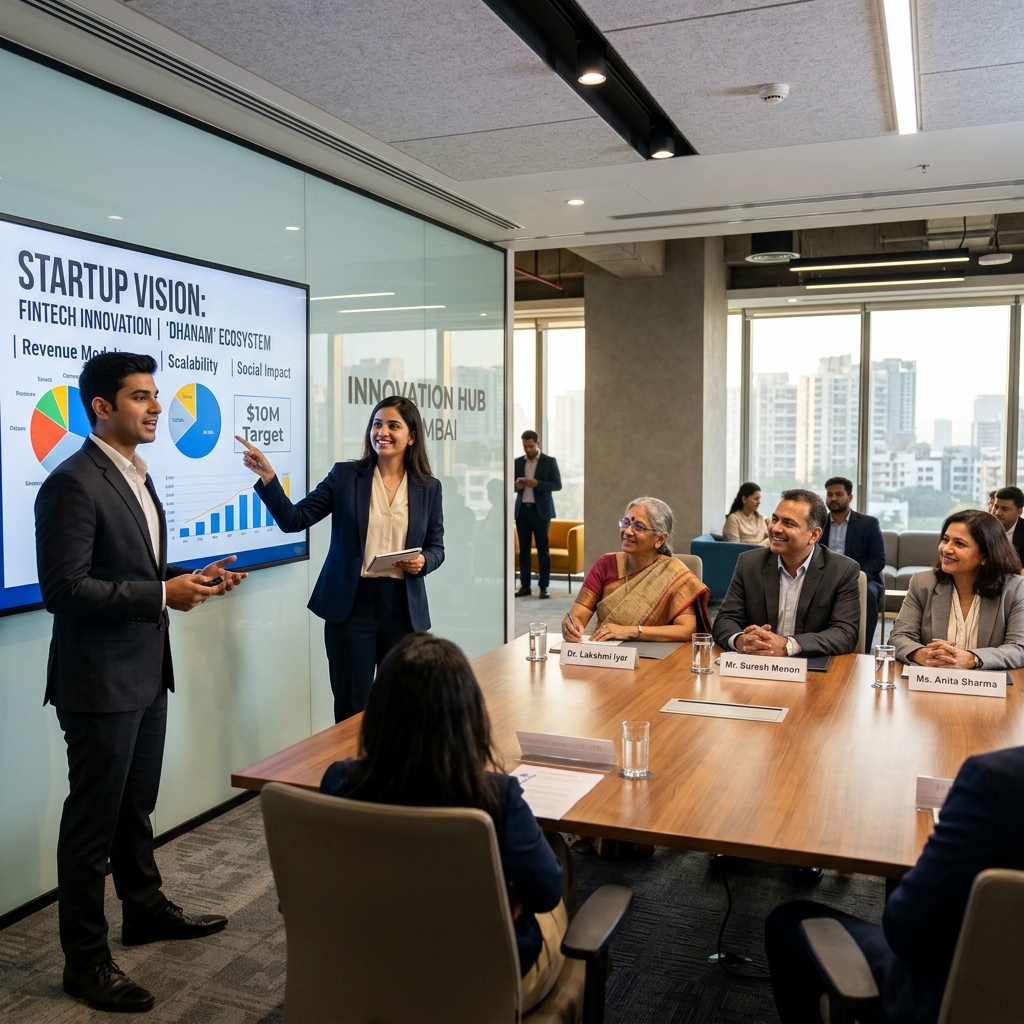Startup Incubation Workspace and Pitching